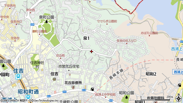 〒852-8151 長崎県長崎市泉の地図