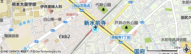 新水前寺駅 熊本県熊本市中央区 駅 路線図から地図を検索 マピオン