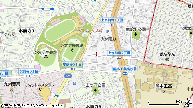 〒862-0951 熊本県熊本市中央区上水前寺の地図