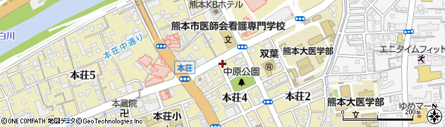 ナガベア株式会社熊本営業所周辺の地図