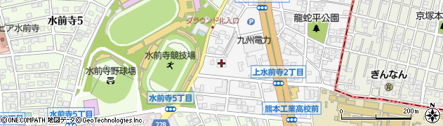 在宅ステーション水前寺訪問看護事業所周辺の地図