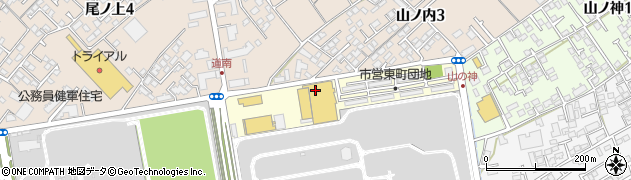 DCMダイキペット＆グリーン東町店周辺の地図