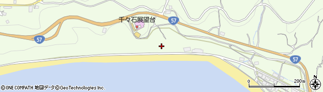 九州自然歩道周辺の地図