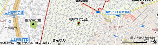 京塚本町公園周辺の地図