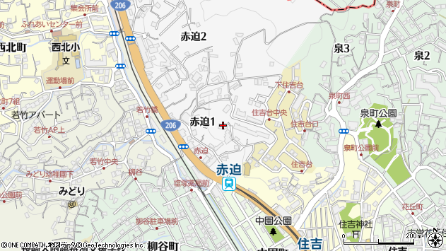 〒852-8156 長崎県長崎市赤迫の地図