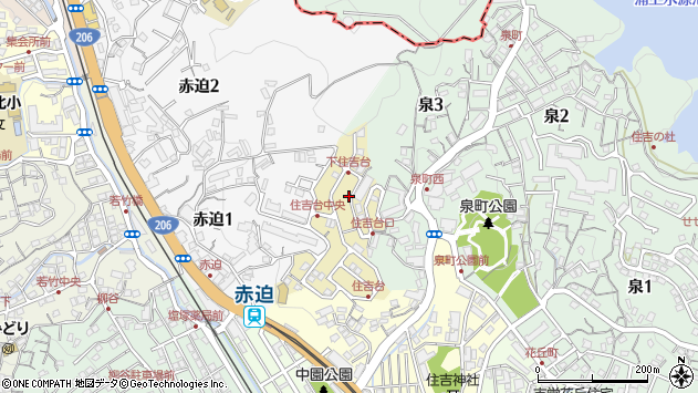 〒852-8152 長崎県長崎市住吉台町の地図