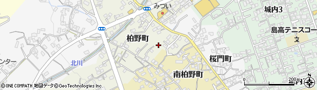 長崎県島原市柏野町周辺の地図