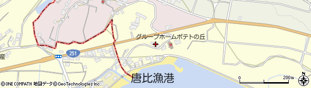 長崎県雲仙市愛野町浜3558周辺の地図
