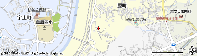 長崎県島原市原町398周辺の地図