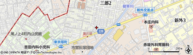戸島熊本線周辺の地図