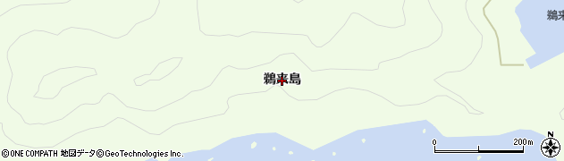 高知県宿毛市沖の島町（鵜来島）周辺の地図