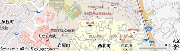 熊ヶ倉周辺の地図