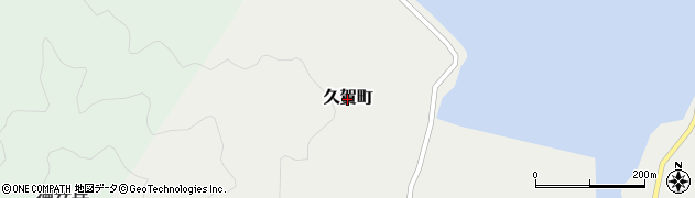 長崎県五島市久賀町周辺の地図