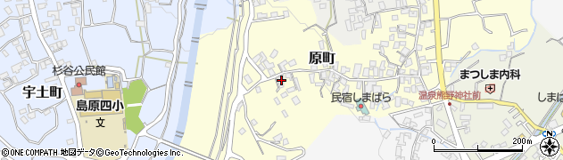 長崎県島原市原町411周辺の地図