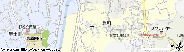 長崎県島原市原町368周辺の地図