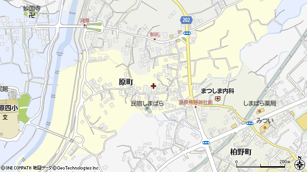 〒855-0063 長崎県島原市原町の地図