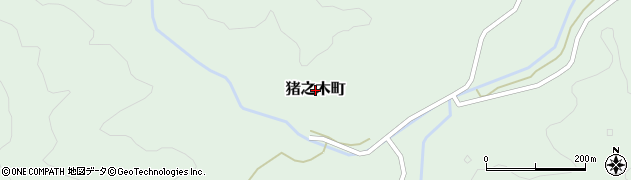 長崎県五島市猪之木町周辺の地図