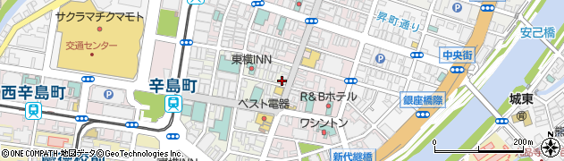 ＡＢＣ−ＭＡＲＴ熊本下通り店周辺の地図