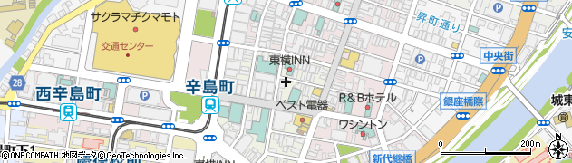 黒龍紅 新市街店周辺の地図