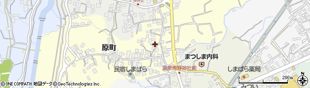 長崎県島原市原町296周辺の地図