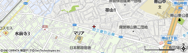 キャンドゥ熊本帯山店周辺の地図
