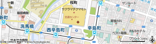ＫＯＫＯ　ＨＯＴＥＬ　Ｐｒｅｍｉｅｒ熊本周辺の地図