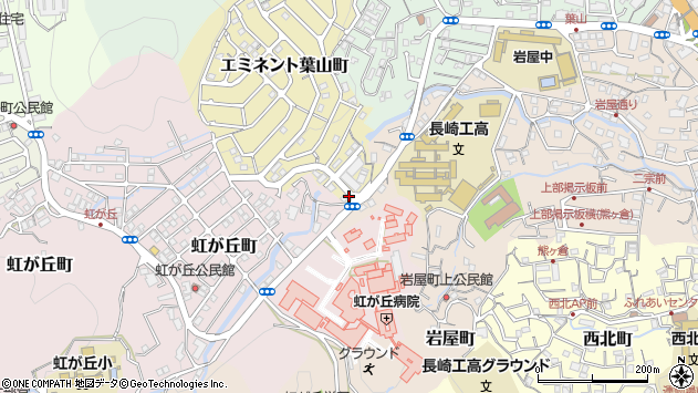〒852-8054 長崎県長崎市エミネント葉山町の地図