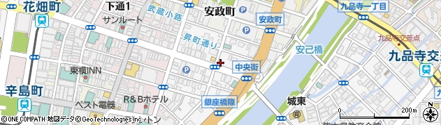 ヤクルト　熊本ヤクルト株式会社銀座通りセンター周辺の地図