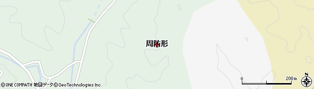 高知県大月町（幡多郡）周防形周辺の地図