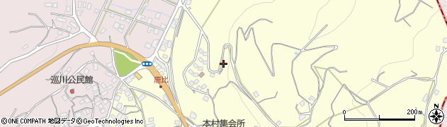 長崎県諫早市森山町唐比東周辺の地図