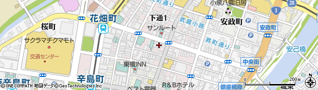 菅乃屋ミート馬肉料理菅乃屋銀座通り店周辺の地図