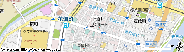 熊本ゆきざき周辺の地図