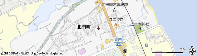 長崎県島原市北門町周辺の地図