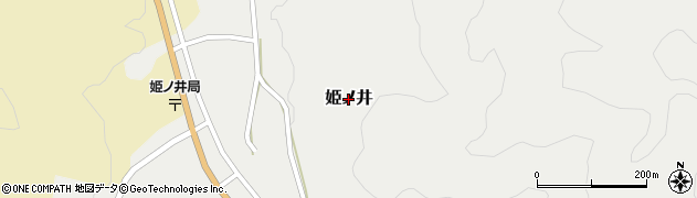 高知県大月町（幡多郡）姫ノ井周辺の地図