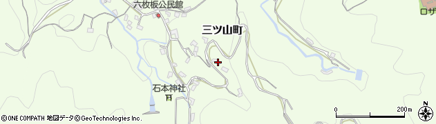 長崎県長崎市三ツ山町1478周辺の地図