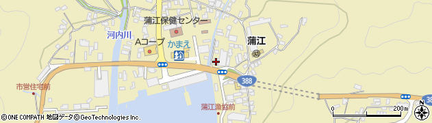 ＪＡおおいた蒲江周辺の地図