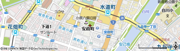蓮政寺公園周辺の地図