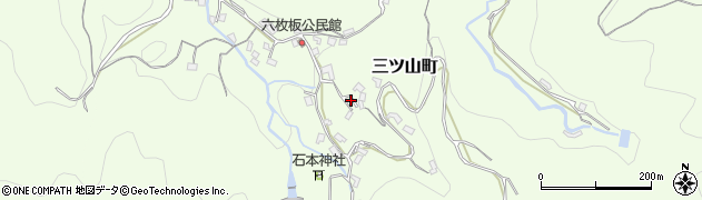 長崎県長崎市三ツ山町1593周辺の地図