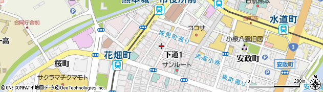 桂花ラーメン 本店周辺の地図