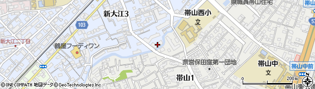 ハウベストマンション新大江一番館管理室周辺の地図