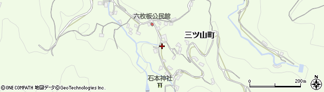 長崎県長崎市三ツ山町1612周辺の地図