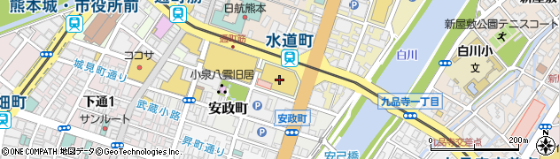 株式会社鶴屋百貨店　東館５階ザ・ノースフェイス・ヘリーハンセン周辺の地図