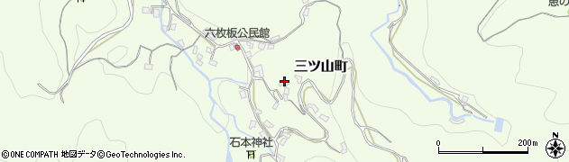 長崎県長崎市三ツ山町1484-1周辺の地図