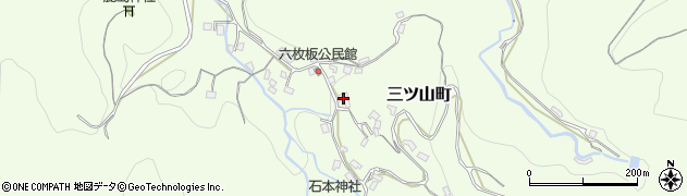 長崎県長崎市三ツ山町1487周辺の地図