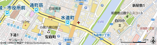 リッカー熊本店周辺の地図