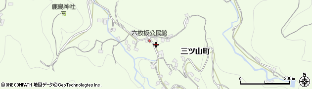 長崎県長崎市三ツ山町1494周辺の地図