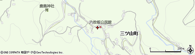 長崎県長崎市三ツ山町1573-6周辺の地図