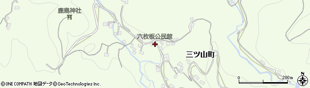 長崎県長崎市三ツ山町1573-1周辺の地図