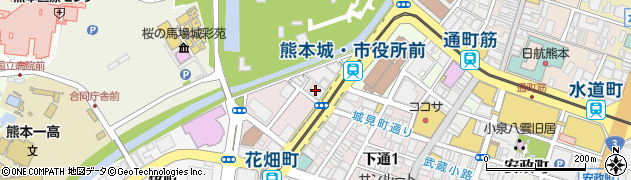 株式会社オーネット　熊本支社周辺の地図