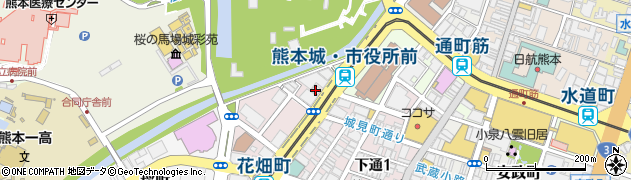 第一学院熊本校周辺の地図